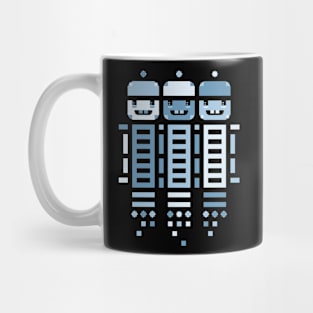 Acorn Rocket Bots Blue Mug